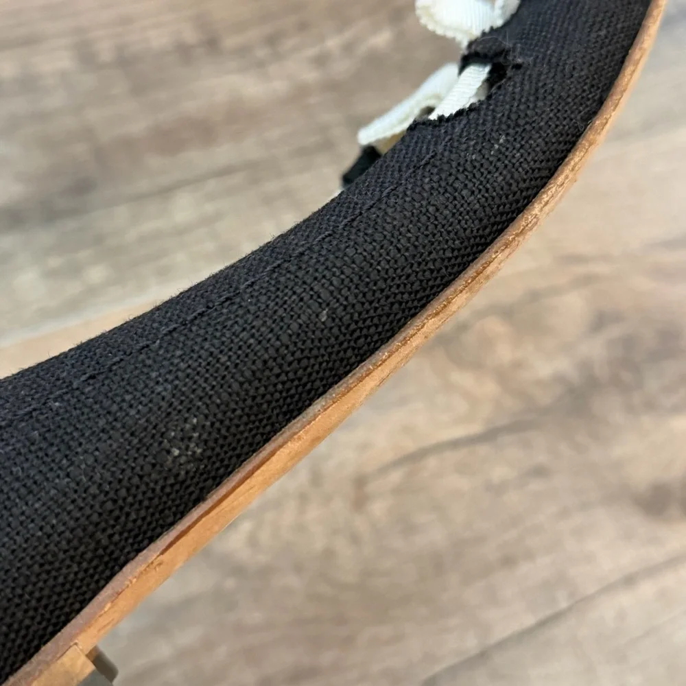 Kate Spade Black Ballet Flats Bow Women's‎ 6B Feminine Career Wood Heel Girlhood